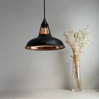 Brassvane matt black and copper pendant light additional view 7