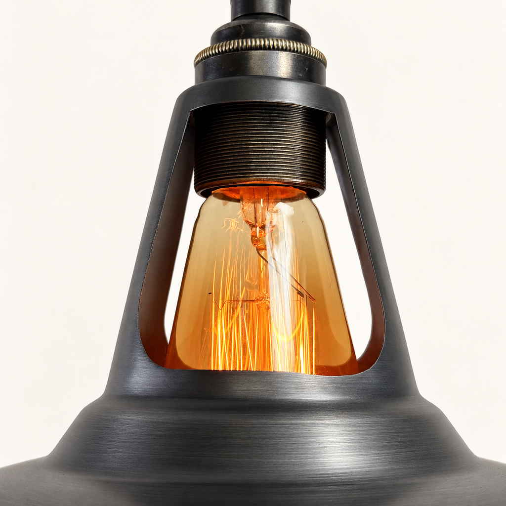 Brassvane pewter gray pendant light additional view 6
