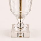 Brassvane ribbed glass urn table lamp additional view 7
