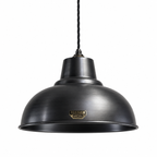 Brassvane pewter gray dome pendant light additional view 8