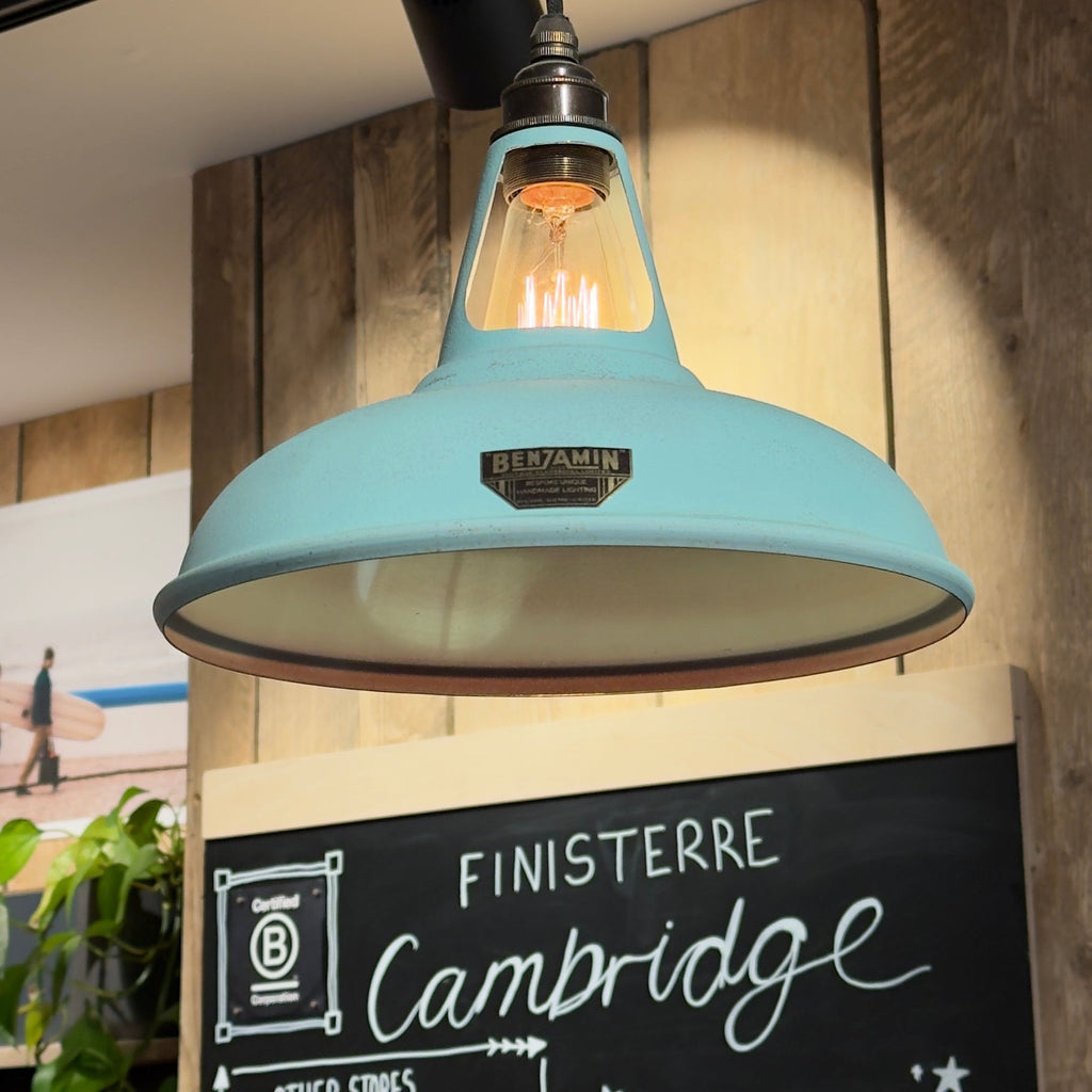 Brassvane copper verdigris pendant light additional view 3