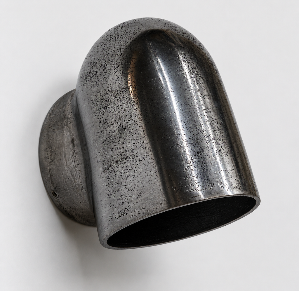 Brassvane raw cast aluminum wall light additional view 2