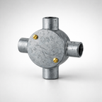 Brassvane galvanized conduit cross box additional view 2