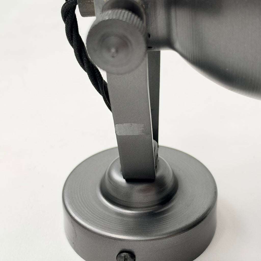 Brassvane pewter gray adjustable arm wall light additional view 5