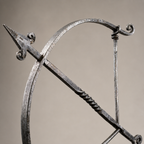 Brassvane wrought iron archer sculpture additional view 3