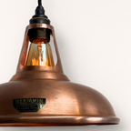 Brassvane antique copper pendant light additional view 4
