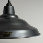Brassvane pewter factory pendant light additional view 6