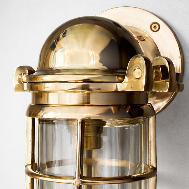 Brassvane polished brass wall light additional view 2