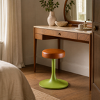 Brassvane schoolhouse leather seat stool additional view 7