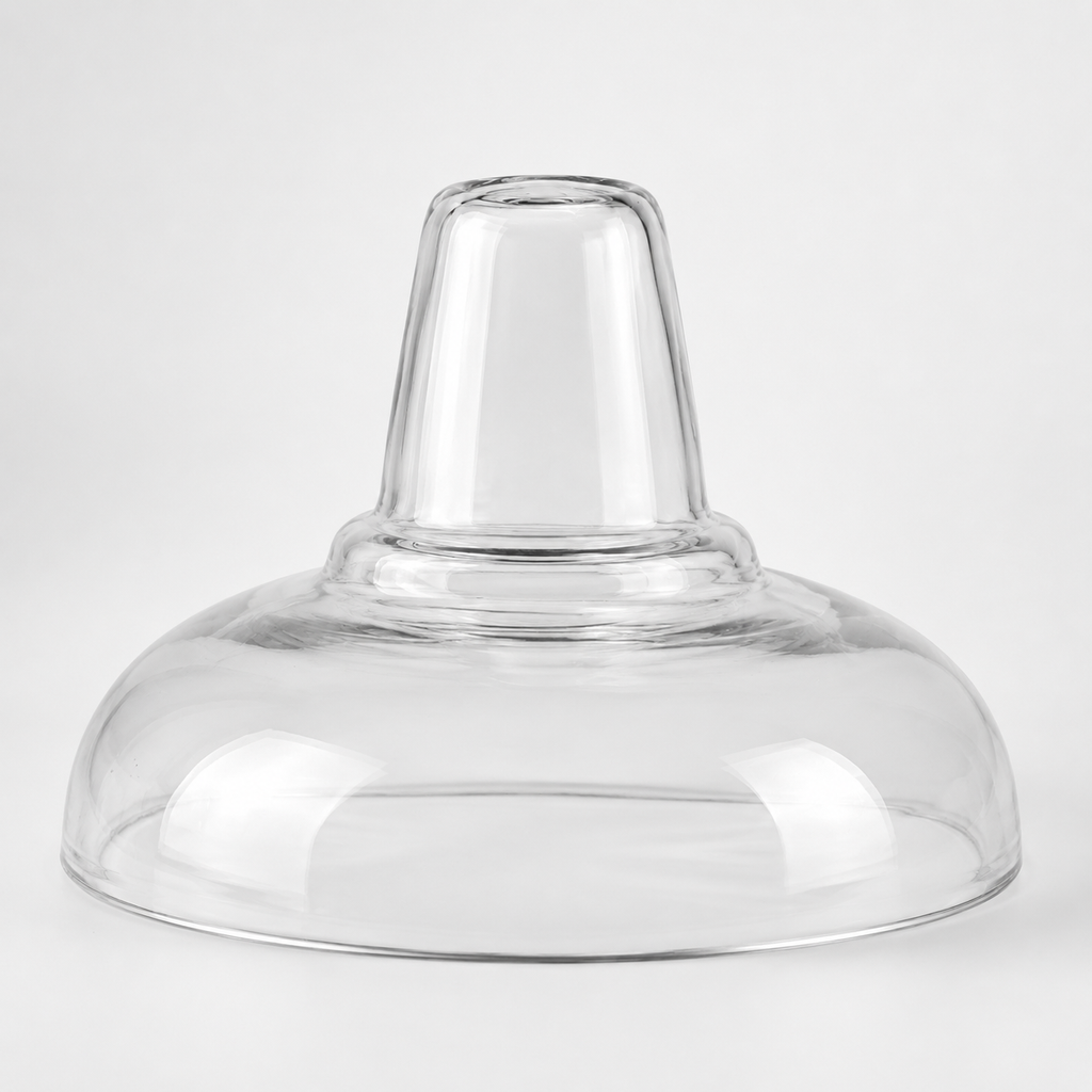 Brassvane solid glass lampshade additional view 2