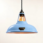 Brassvane blue pendant light overall view