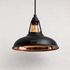 Brassvane matt black and copper pendant light additional view 5