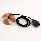 Brassvane handspun copper pendant light additional view 8