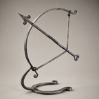 Brassvane wrought iron archer sculpture overall view