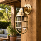 Brassvane raw brass swan neck wall light additional view 5