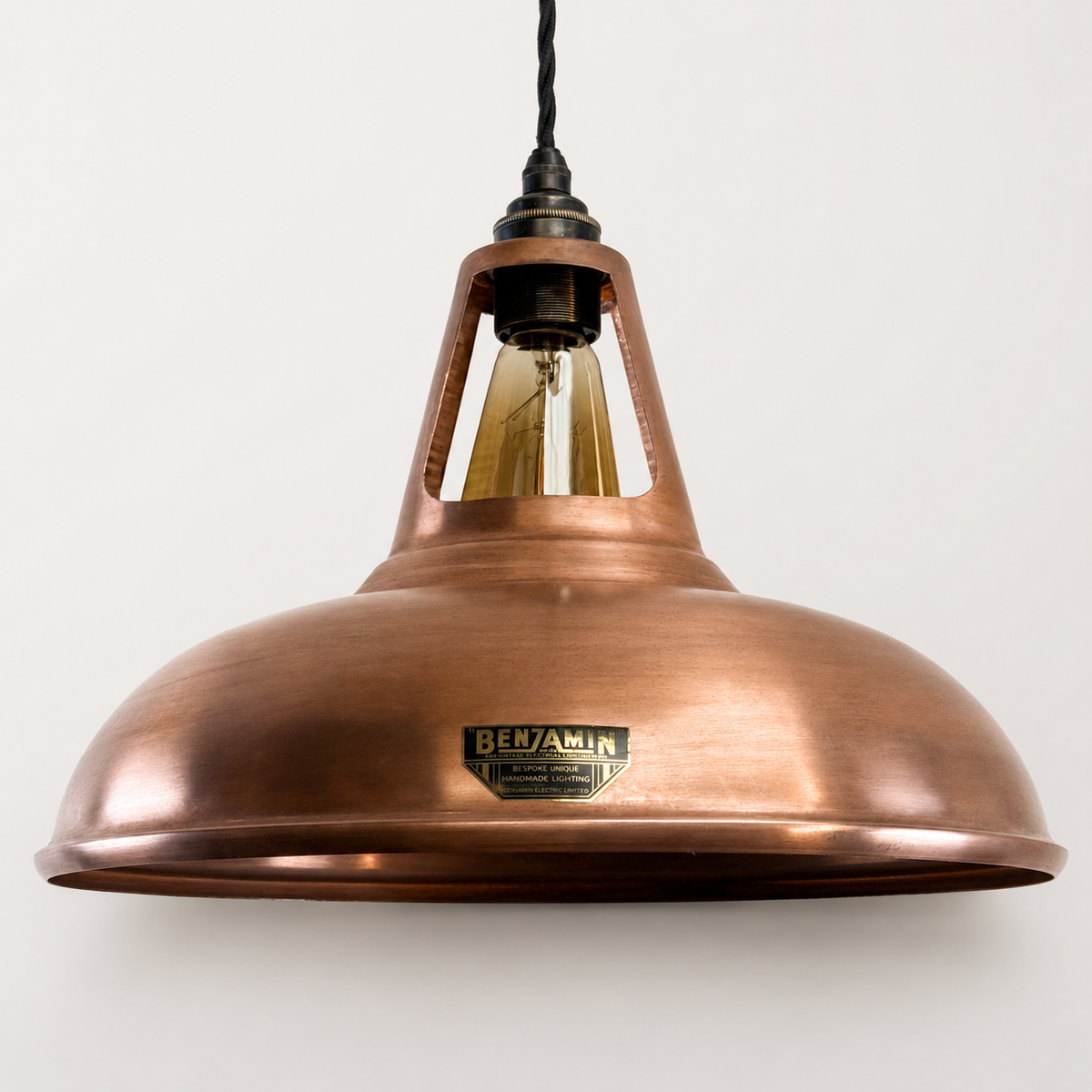 Brassvane antique copper pendant light additional view 6
