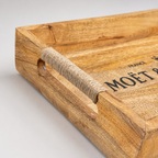Brassvane wooden serving tray set additional view 6