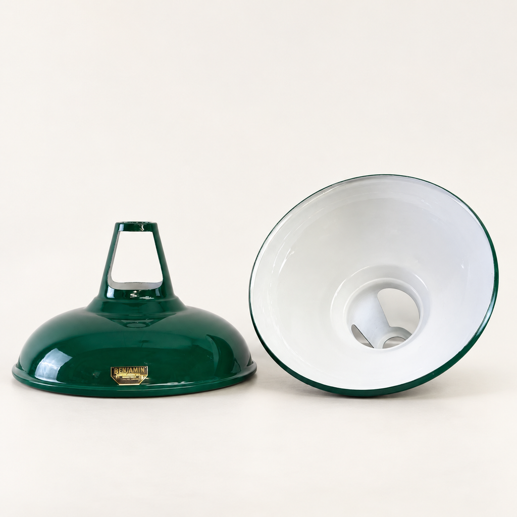 Brassvane racing green pendant light additional view 10