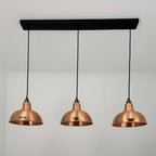 Brassvane antique copper 3 pendant track light additional view 3