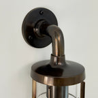 Brassvane aged bronze swan neck wall light additional view 5