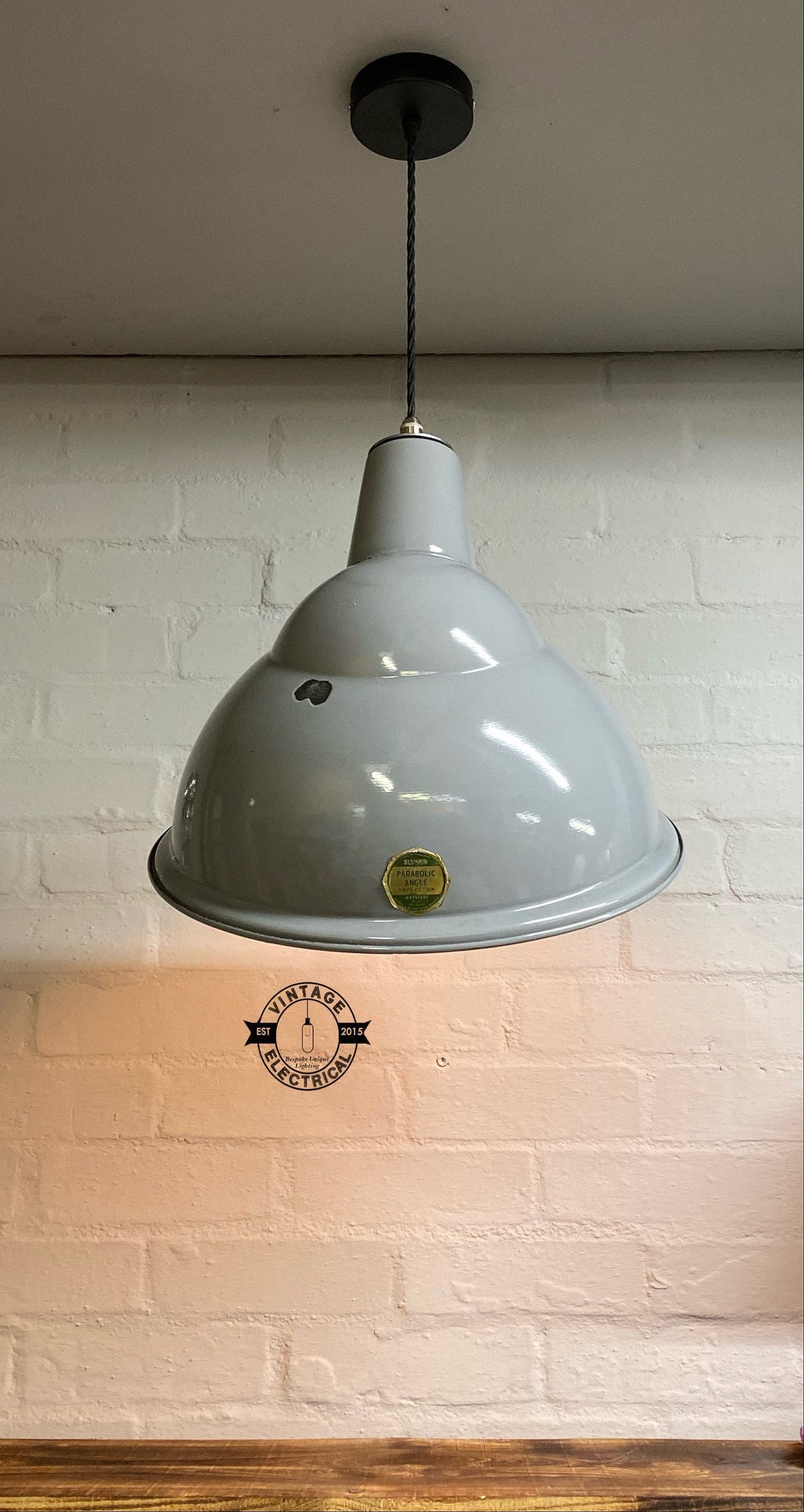 Brassvane parabolic reflector pendant light additional view 3