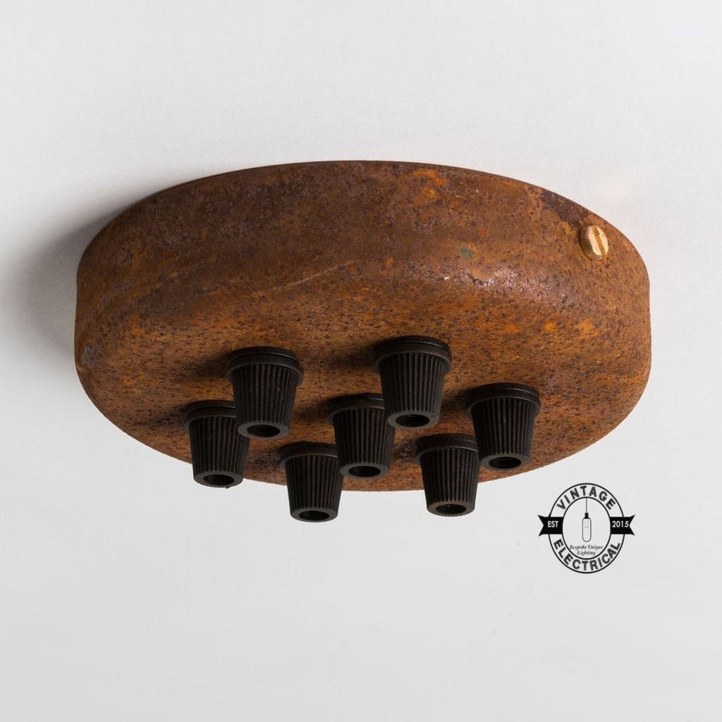 Brassvane rusted ceiling rose additional view 8