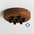 Brassvane rusted ceiling rose additional view 8