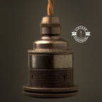 Brassvane antique brass pendant lampholder additional view 3