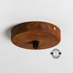Brassvane rusted ceiling rose additional view 2