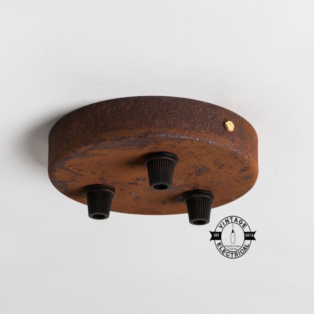 Brassvane rusted ceiling rose additional view 4