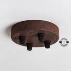 Brassvane rusted ceiling rose additional view 5