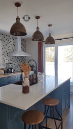 Brassvane rusted steel pendant light additional view 10