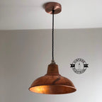 Brassvane antique brass dome pendant light additional view 6