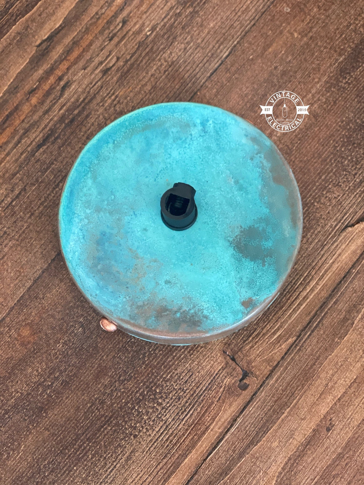 Brassvane verdigris copper ceiling rose additional view 2