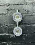 Brassvane double gang conduit light switch additional view 3