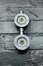 Brassvane double gang conduit light switch additional view 5