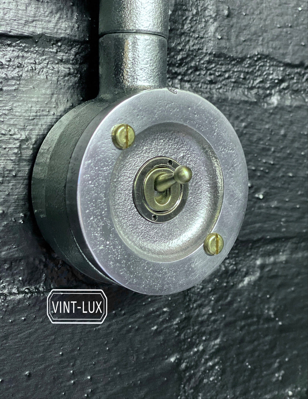 Brassvane double gang conduit light switch additional view 6