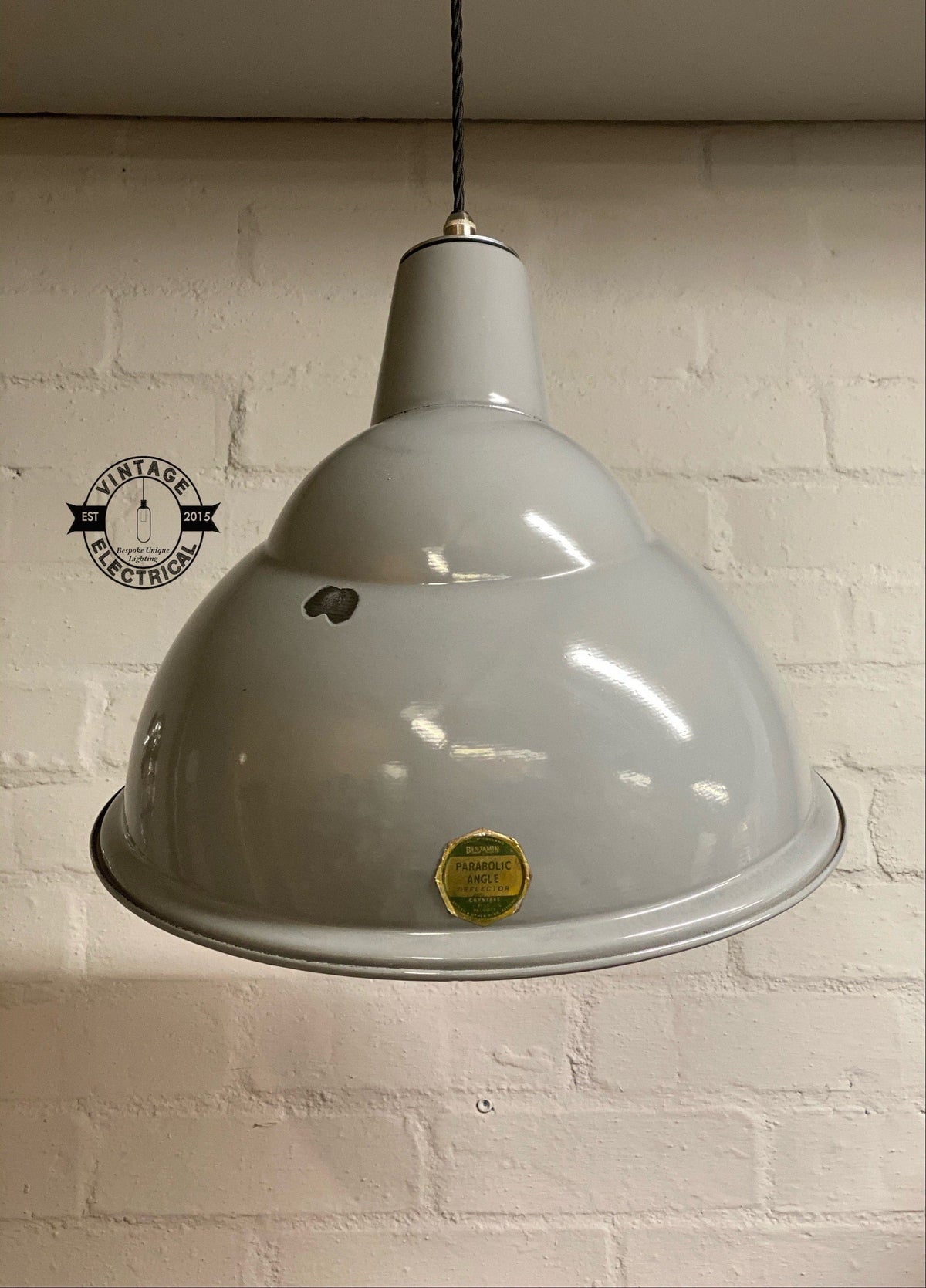 Brassvane parabolic reflector pendant light additional view 2