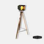 Brassvane tripod theatre spot light overall view