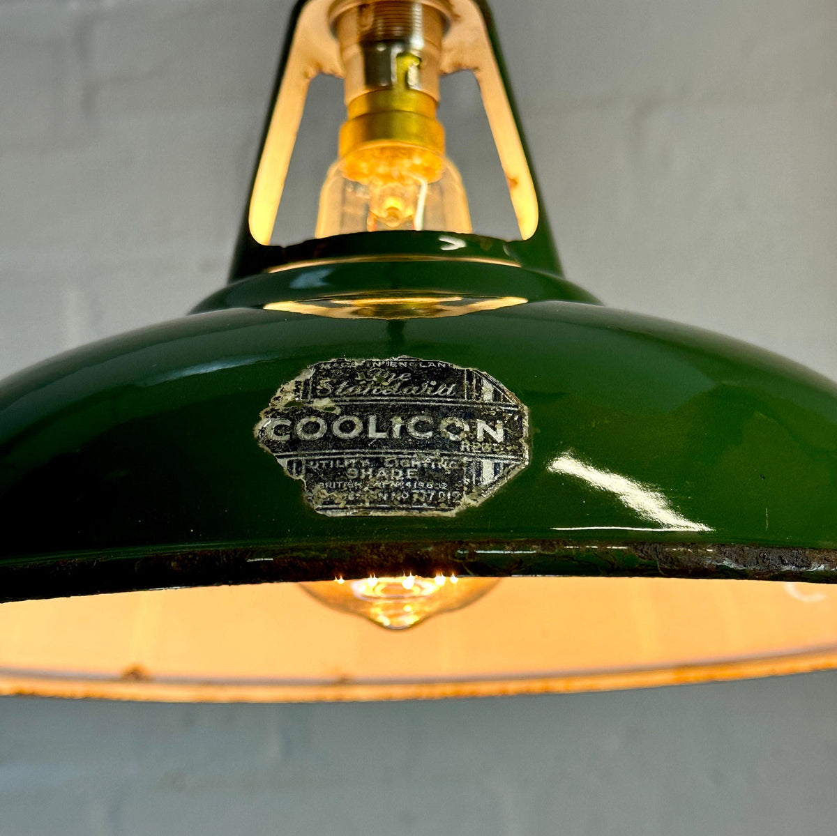 Brassvane green pendant light additional view 5