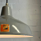 Brassvane gray RLM pendant light additional view 2