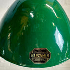 Brassvane racing green parabolic pendant light additional view 2