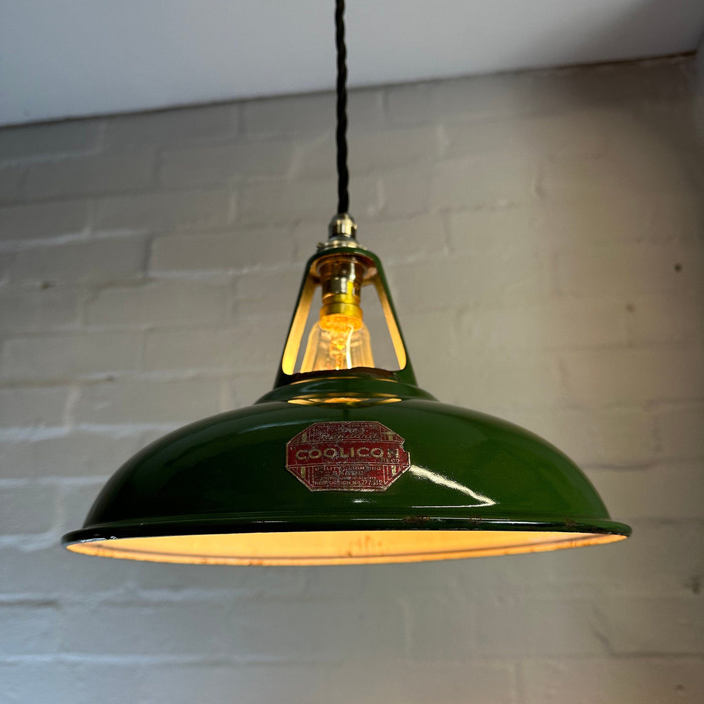 Brassvane green pendant light additional view 5