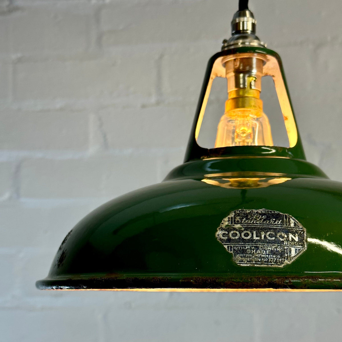 Brassvane green pendant light additional view 3