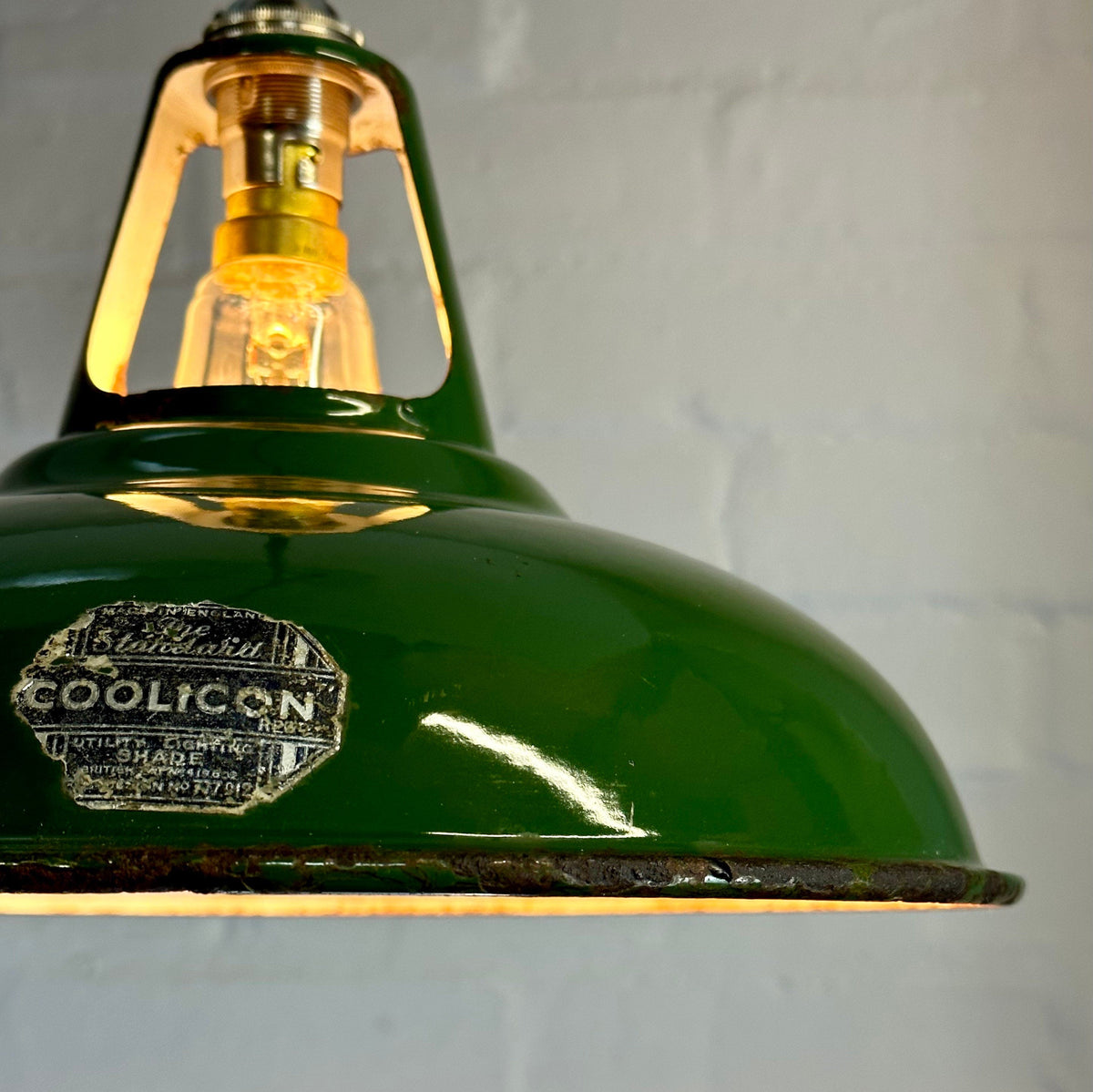 Brassvane green pendant light additional view 4