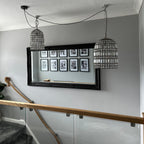 Brassvane glass bird cage chandelier additional view 4