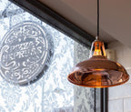 Brassvane handspun copper pendant light additional view 9