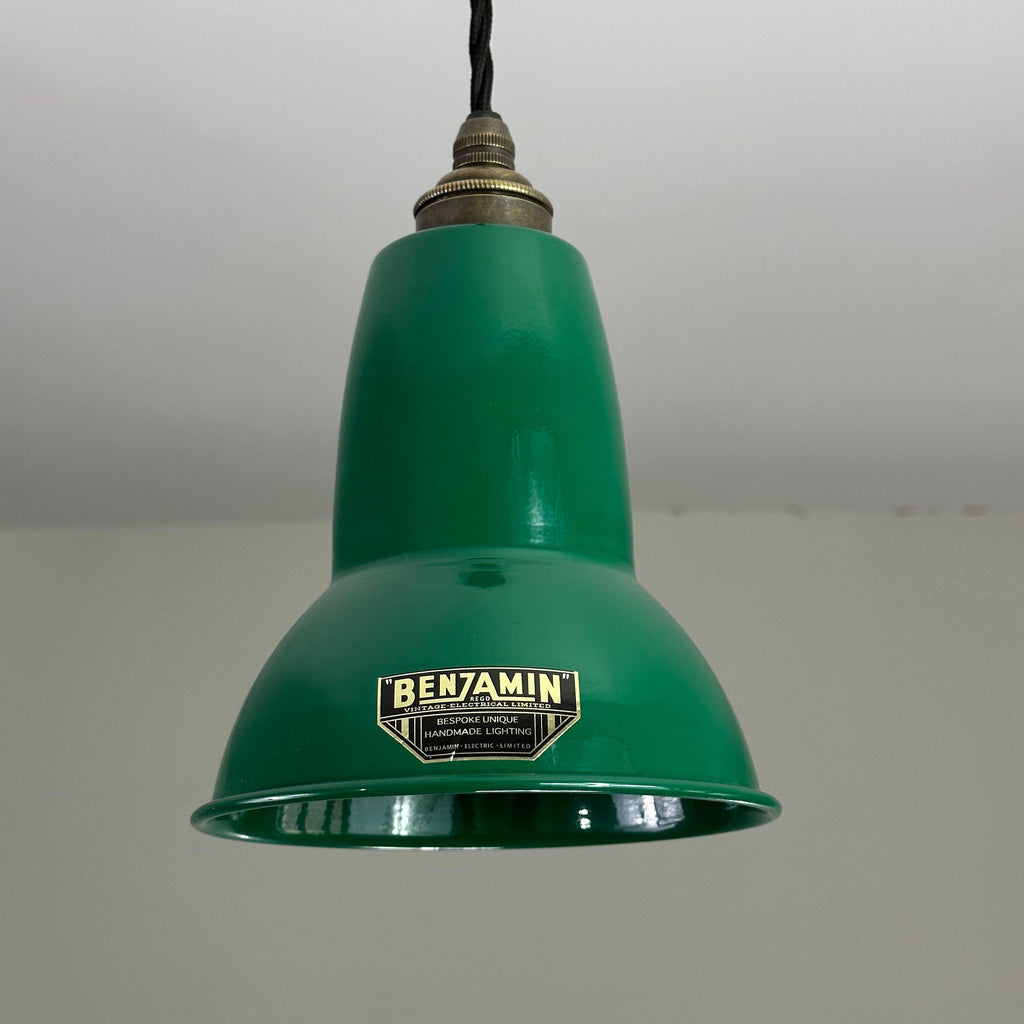 Brassvane racing green pendant light additional view 2