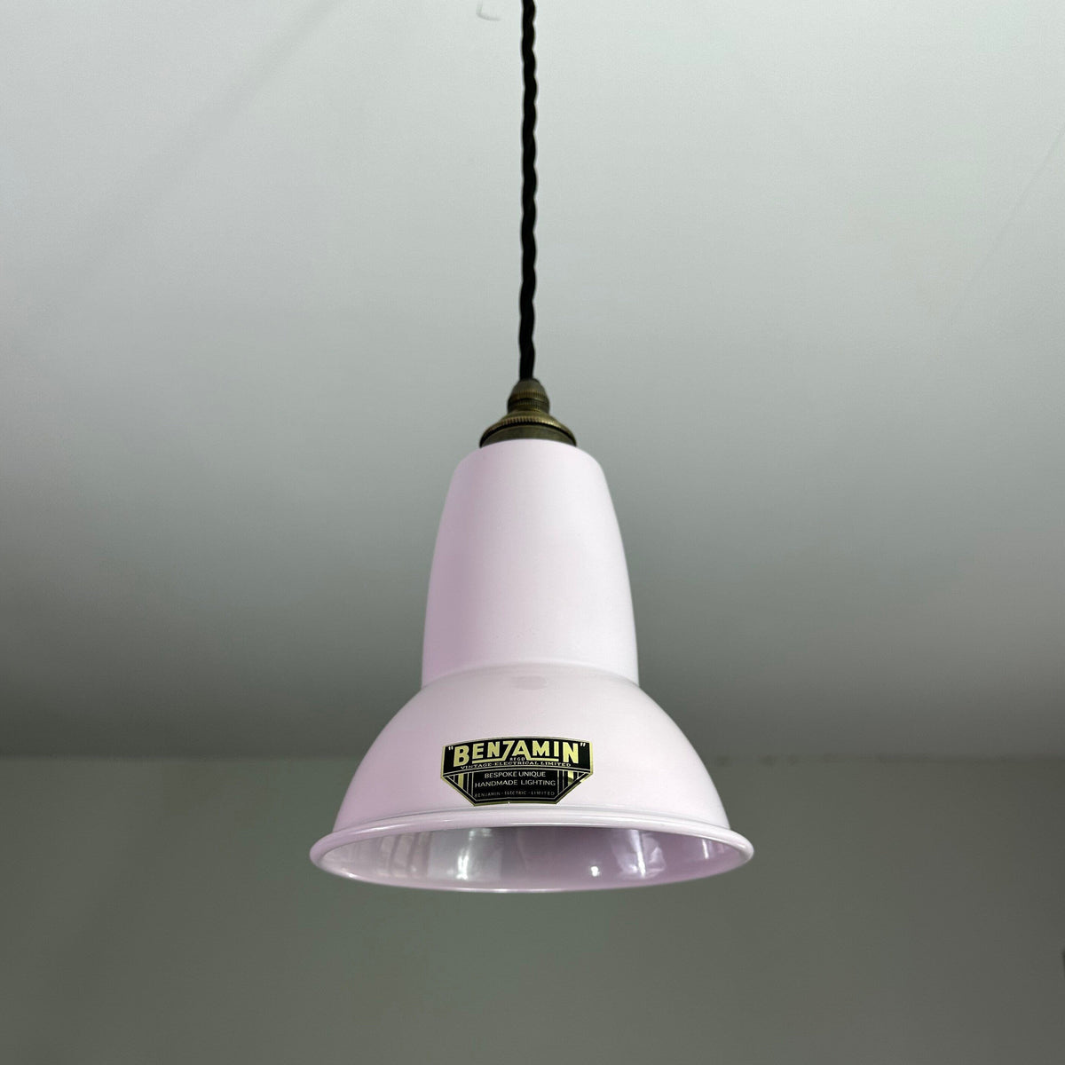 Brassvane pink pendant light additional view 3