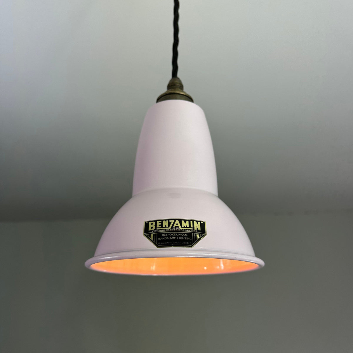 Brassvane pink pendant light additional view 5